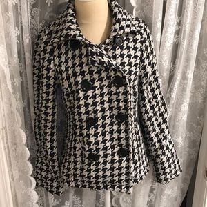 ‼️PRICE DROP‼️ Women’s houndstooth coat S/M
